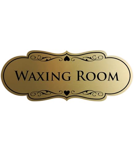Basic Gender Neutral Restroom Sign (Brushed Gold) - Medium