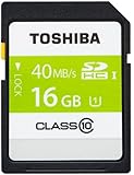 Toshiba SDHC カード 東芝 超高速 Class10 UHS-I 並行輸入品 (16GB, B)