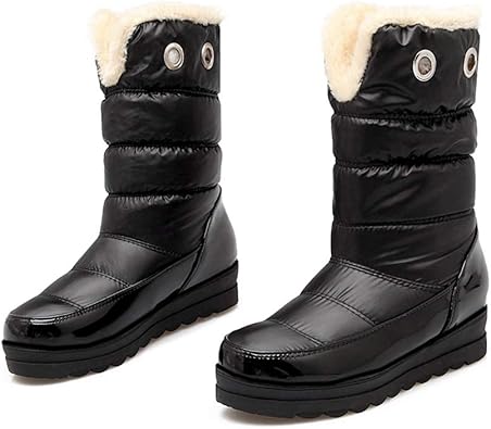 wedge snow boots waterproof