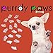 Purrdy Paws Soft Nail Caps for Dog Claws Clear Jumbo
