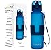 Brimma Collapsible Water Bottle - Leak Proof Flip Top Lid - 100% BPA Free Travel Canteen- 22 Oz