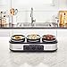 Crock-Pot Stainless Steel Trio Cook & Serve Slow Cooker & Food Warmer