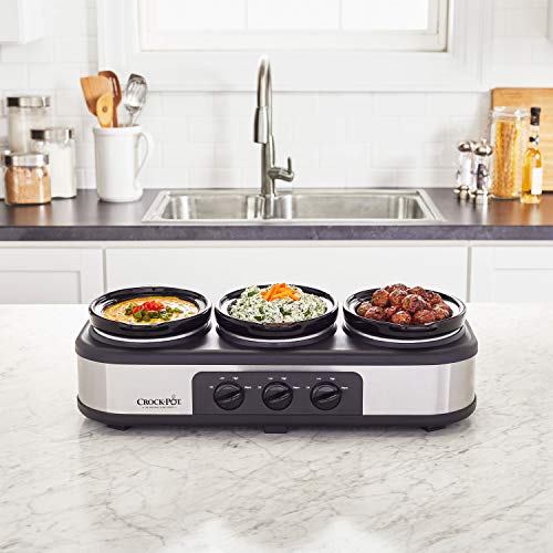 1 Crock+Pot+Stainless+Steel+Cooker+Warmer