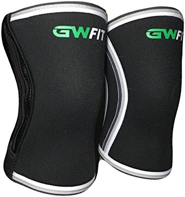 Knee Sleeves with Zipper Added for Easy Use &amp; Comfort, (1 Pair) 7mm Neoprene - Provides Support &amp; Compression for Weightlifting, Power Lifting, CrossFit, Squats, Exercise - Best Knee Support For Pain