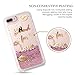 Liquid Case for iPhone 8 Plus/7 Plus/6 Plus, Glitter Case from Kingxbar,Creative Design Flowing Liquid Quicksand Floating [RECORD] Bling Sparkle Clear Hard Case (LOVE)