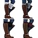 FAYBOX Women Lace Floral Boot Cuffs Leg Warmer Socks Pack of 4 CRI