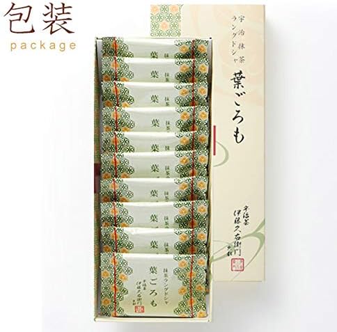 伊藤久右衛門宇治抹茶チョコ ラングドシャ 葉ごろも