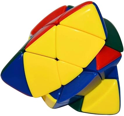 Shop & Shoppee Shengshou Master Pyramorphix Puzzle Magic Cube Toy (Multicolor)
