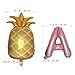 LUOEM Hawaiian Balloons Aloha Mylar Ballon Hawaii Luau Partydekorationen Sommer Tropischen Party Favors Supplies(Aloha Balloons)