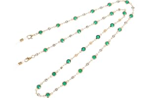 Yvey Essence Colorful Beaded Eyeglass Chains for Women - Sunglasses, Spectacle, and Reading Glasses Neck Cord Strap Holder