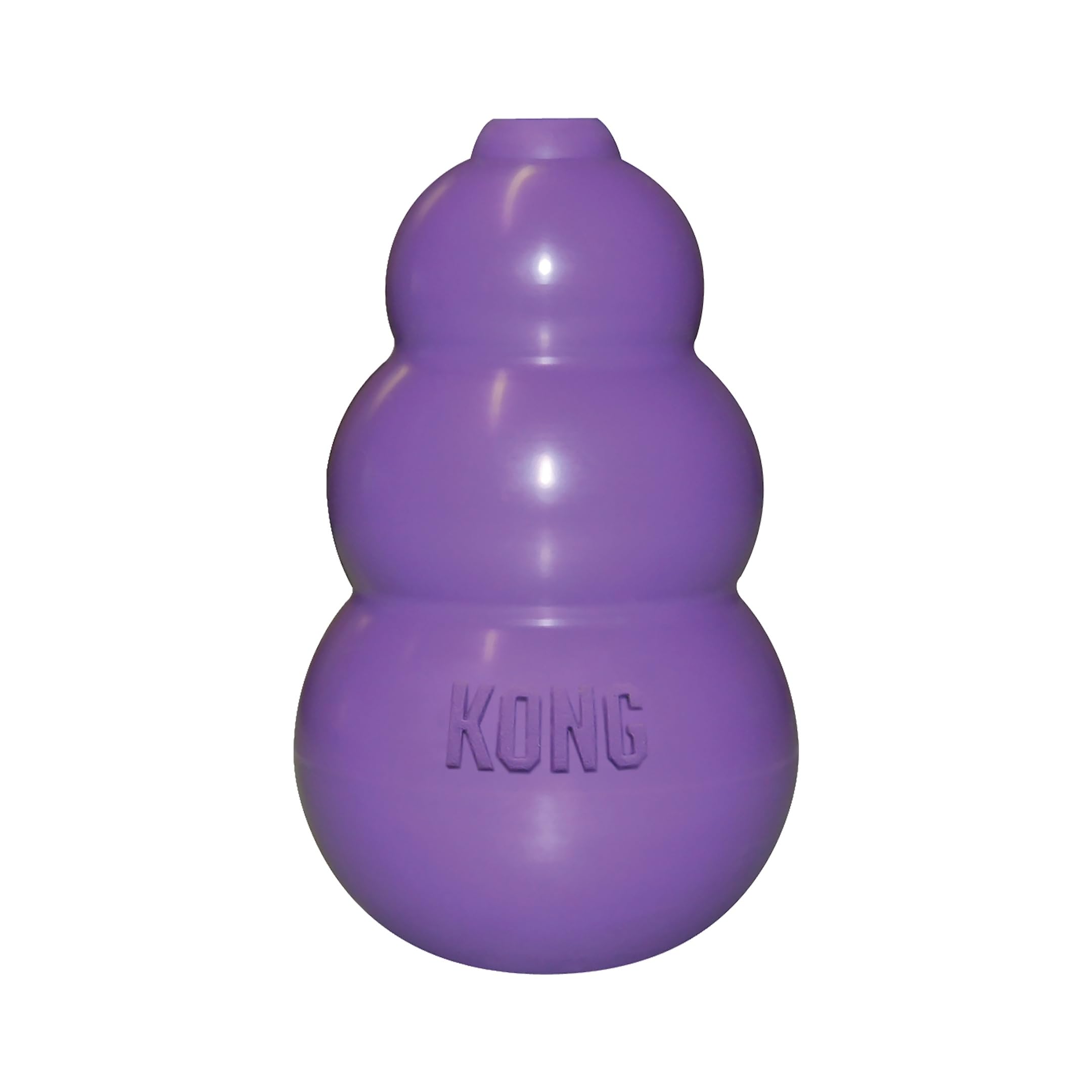 KONG - Kitty KONG,Durable Natural Rubber Cat Toy- Fun to Stuff with Kibble or Treats, Unpredictable Bounce