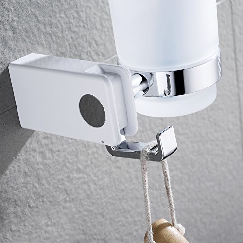 image for SR SUN RISE Bathroom Washroom Toothbrush Tumbler Holder with Retractab