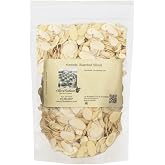 OliveNation Almonds, Blanched Sliced - 8 oz | Skinless, Unsalted, Thin Sliced Nuts for Baking, Cooking, Decoration, Snacking, Mixes, Garnish - High in Fiber, Kosher, Vegan