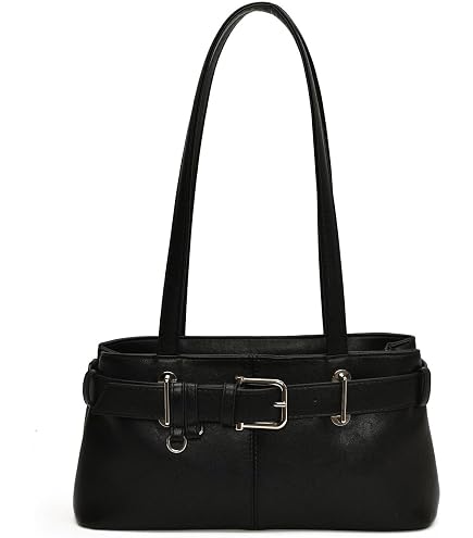 HICARRY Shoulder Bag Retro Top Handle Bag Y2k 90s Multiple Pockets