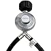 GASPRO 2FT Low Pressure Double Hose Propane Regulator for QCC1/Type1 Propane Tank and Most LP Gas Grill and Propane Appliance - Horizontal