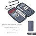 Travel Wallet,Passport Holder with Hand Strap and Zipper-Amazing Travel Wallet that Can Hold all Your Documents, Cards, Visas and More - Sleek Lightweight Design for Easy Organizing Case (Urban Gray)