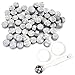 Yoption 150 Pieces Octagon Sealing Wax Beads Kit for Christmas Cards, Envelopes, Wedding Invitations, Wine Packages, Gift Idea (Silver)