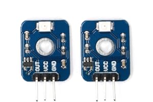 EC Buying 2PCS 3.3V-5V UV Inspection Sensor Module Detection 200-370nm Light UV Intensity Sensor Detection Ultraviolet Light Board for Arduino