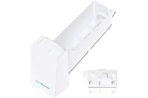 POOLKEY Upgraded DA97-14474A DA97-14474C DA97-12604D Refrigerator Ice Maker Replacement Compatible with Samsung Ice Bucket Parts RF26J7500SR, RF28HFEDTSR, RF265BEAESR Ice Bin Tray W/Latch Plate