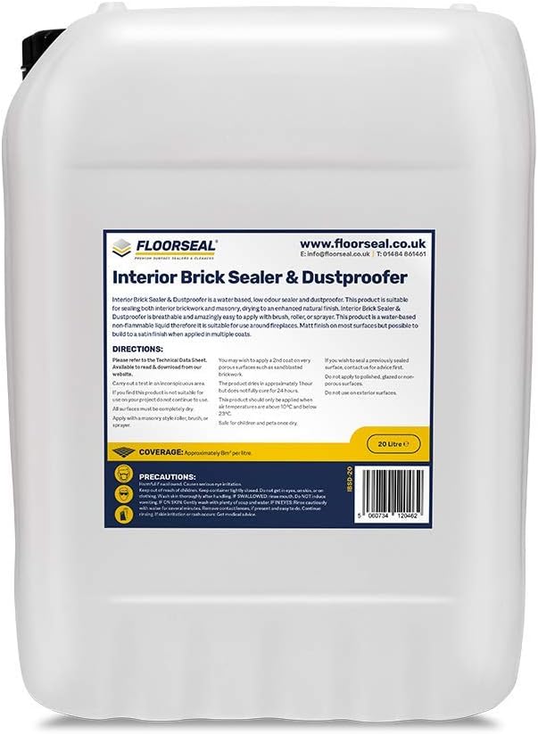 Floorseal Interior Brick Sealer & Dustproofer 20 Litre Amazon.co.uk Kitchen & Home