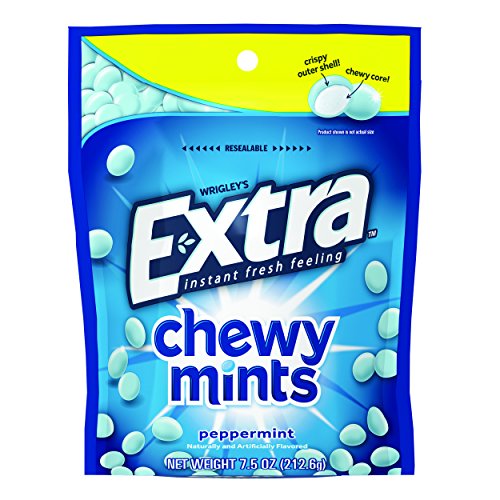 EXTRA Chewy Mints Peppermint 7.5Ounce Bag Pricepulse