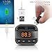 Perbeat Car Bluetooth FM transmitter for iPhone/Android with MP3 Music controls. Dual USB Charging ports. Supports USB/Micro SD card. Hands Free Remote control BT10 Black