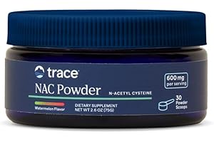 Trace Minerals NAC Powder - N-Acetyl Cysteine Powder Supplement for Respiratory Health & Immune Support - Antioxidant Support - Drink Mix - Watermelon - 30 Servings