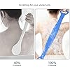 Silicone-Back-Scrubber-for-Shower-Soft-Silicone-Back-Scrubber-Brush-for-Shower-Bathing-Dual-Sided-Silicone-Bath-Body-Brush-Scrubber-with-Massage-Particles-ideal-for-Women-Men-28Inch-Blue Silicone Back Scrubber for Shower, Soft Silicone Back Scrubber Brush for Shower Bathing, Dual Sided Silicone Bath Body…