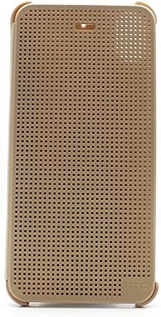 FOME Cases Series HTC Dot View Premium Flip Shell Case Cover for HTC 626 Golden