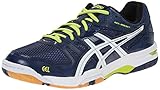 ASICS Men's Gel-Rocket 7 Volleyball Shoe, Navy/White/Lime, 9 M US