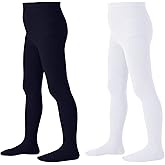 Jormatt Girls Tights Seamless Toddler Cotton Leggings Stockings Pantyhose Age 2-8y