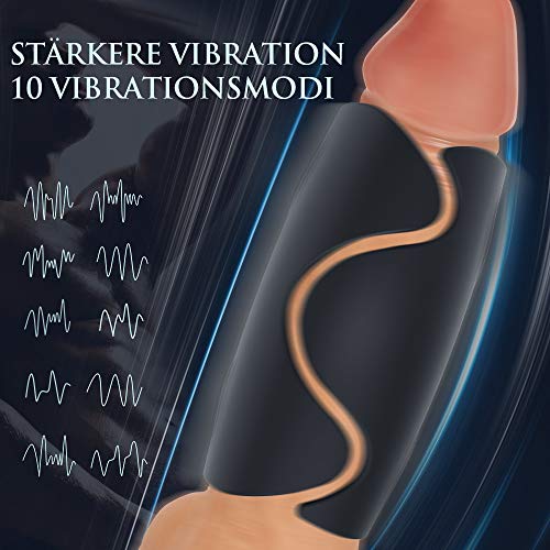Elektrische Penis Trainer Vibratoren für ihn Automatischer Masturbatoren für männer mit 10 Vibrationsmodi Sexspielzeug für Mann Masturbieren Mann mit Heizfunktion Erotik