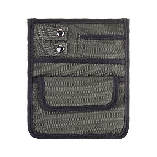 Beautyflier Nylon 4 Pockets Nurse Organizer Bag Pouch for Accessories Tool Case Medical Care Kit (CASE ONLY) (Gun)
