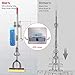 FlePow Broom Holder Wall Mount - Mop Broom Holder Gripper Self Adhesive Removable Waterproof No Drilling Garage Storage & Organization Hanger Hook for Kitchen and Bathroom, Garden, Closet (2 Pack）