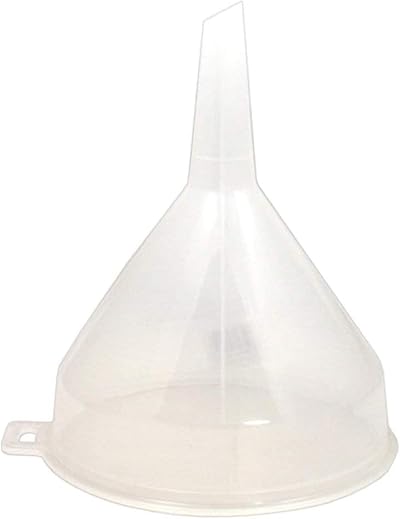 Accurate Clear Plastic Funnel 14cm for Bottle Filling Essential Oils Arts Crafts