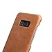 Galaxy S8+ Plus Genuine Leather (Made of Cowhide) Cover Case,Flying Horse Retro Style Matte Texture Luxury [Ultra Slim Handmade] Case Cover For Samsung Galaxy S8 Plus (Brown)
