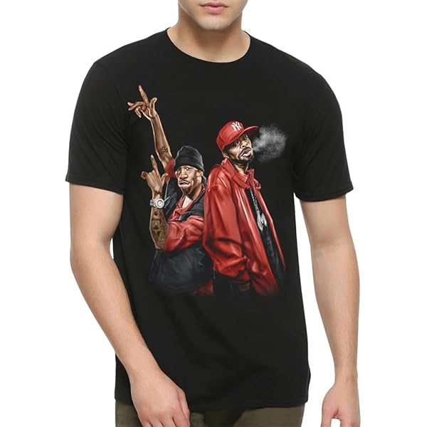 Amazon.com: Method Man and Redman Art T-Shirt Small Black