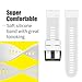 ANCOOL for Fenix 7X/Fenix 6X/Fenix 5X/Fenix 8 51mm Watch Band 26mm Quickfit Bands Compatible with Fenix 6X Pro/7X Pro/5X Plus/3/Descent MK 2/2i/MK 3 51mm Smartwatch(White)