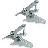 Waverspeed 3" Rear Lower Shock Bracket for 3" Axle Tube | for Coilover Shock Mount Universal, Adjustable Kit L-Brackets with Welding 8 Hardware &amp; Spacers