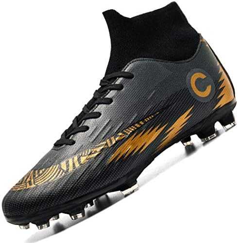 Donbest Mens Football Boots Cleats Professional Spikes Soccer Shoes Competition/Training Boy's Sneakers