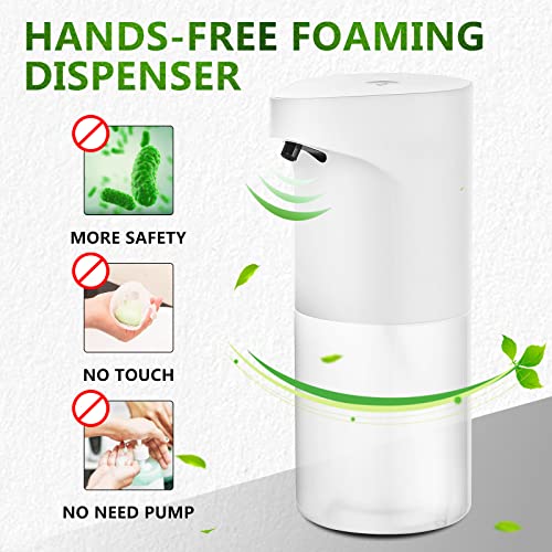 Automatic Foaming Soap Dispenser,Touchless and Rechargeable Countertop Soap Dispensers,0.2s