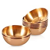 Amytalk 8 Pack 3.2inch Stainless Steel Sauce Dishes