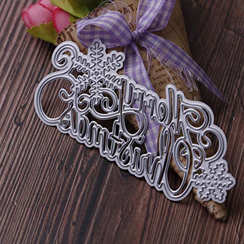 6 Sets Merry Christmas Tree Gift Box Elk Cutting Nesting Dies Stencils Frame Die Cuts Metal Template Mould DIY Scrapbook Card Making Tool Photo Album Embossing Scrapbooking Paper Card Decor Craft