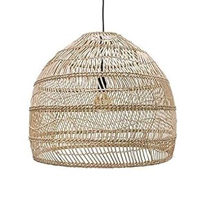 WNSS9 DIY hanglamp, Japanse stijl Creative Handwoven Bamboo rotan rieten Lantern Kroonluchters Retro Industrial…