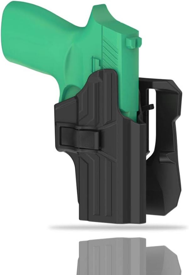 efluky Sig P320 Holster, P320 Compact /P320 RX Compact/X Carry/ P320 X Series Holster with 360 Degrees Adjustment Cant, Trigger Release Tactical Pistol Holster