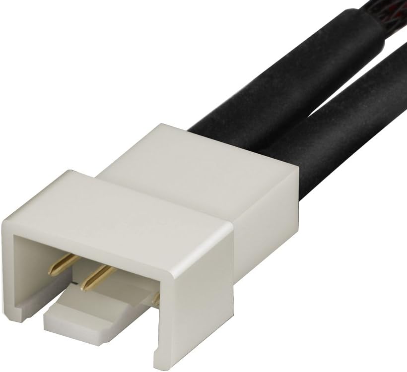 J&D 4 Pin Molex to Fan Power Splitter Cable 2Pack, For 4 Pin PWM Computer Case Cooling Fans, 30 cm, 2 Pack (12 inch / 30cm) - Image 4