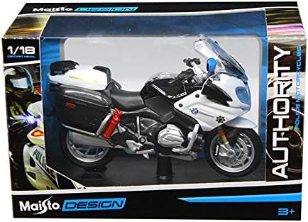 New 1:18 MAISTO MOTORCYCLE COLLECTION - AUTHORITY POLICE MOTORCYCLES BMW R 1200 RT CALIFORNIA HIGHWAY PATROL By Maisto