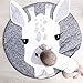 ABREEZE Kids Nursery Rug Play Mat Round Carpet Cartoon Giraffe Home Decor Animal Round Rug Nursery Giraffe Baby Playmat Tummy Time Blanket