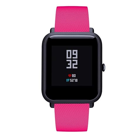 Amazon.com: Band for Amazfit Bip,Soft Silicon Accessory ...