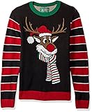 Ugly Christmas Sweater Men's Reindeer Poopermints Sweater